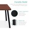 Best Choice Products 6-Person Indoor Outdoor Patio Rustic Acacia Wood Picnic Dining Table w/ Metal Legs